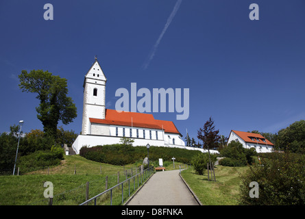 Deutschland, Baden-Württemberg, Bussen (Berg), Wallfahrt Kirche St. Johann Baptist, St. Johannes der Täufer auf den Bussen Stockfoto