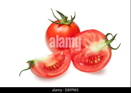 Die geschnittenen Tomaten Stockfoto