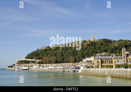 Monte Urgull Stockfoto