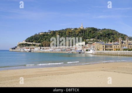 Monte Urgull Stockfoto