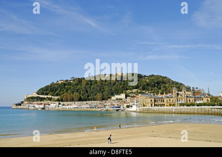 Monte Urgull Stockfoto