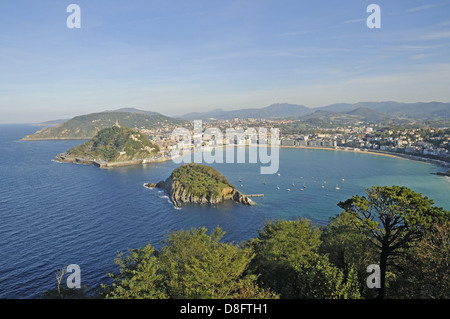 La Concha-Bucht Stockfoto