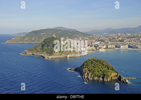 La Concha-Bucht Stockfoto