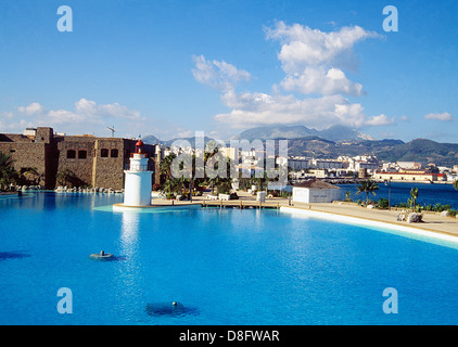 Parque Maritimo del Mediterraneo, von Cesar Manrique. Ceuta, Spanien. Stockfoto