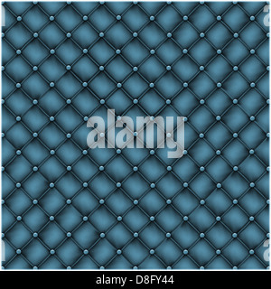 Nahtlose Textur Leder Sofa gesteppt Stockfoto