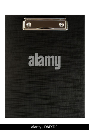 Ordner für Papiere schwarze Farben Stockfoto