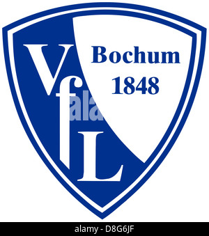 Logo des deutschen Fußball-Nationalmannschaft VfL Bochum. Stockfoto