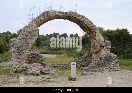 Villa Romana de Els Munts Stockfoto