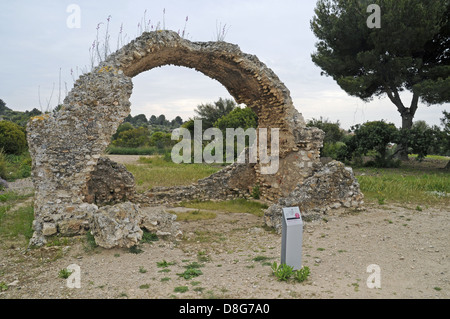 Villa Romana de Els Munts Stockfoto