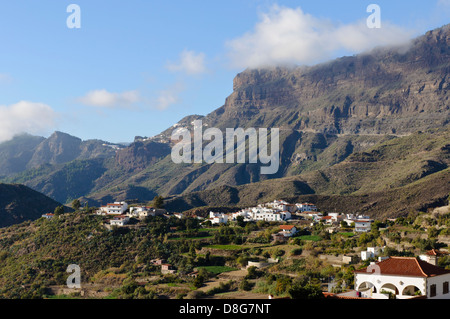 Dorf Tejeda, Gran Canaria, Kanarische Inseln, Spanien, Europa Stockfoto