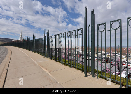 Mormonen Tempel in Bountiful, Utah. Stockfoto