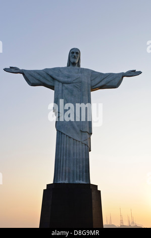 Christus der Erlöser von Paul Landowski, Rio De Janeiro, Brasilien Stockfoto