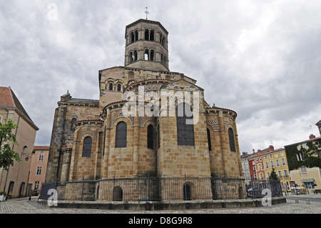 Saint-Austremoine Stockfoto