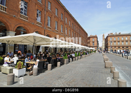 Straßencafé Stockfoto