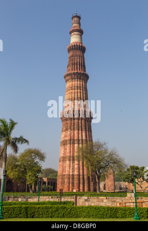 Qutub Minar, Delhi, Indien Stockfoto