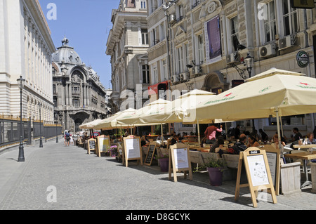 Straßencafé Stockfoto