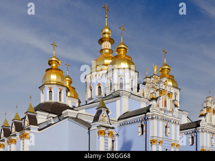 Goldenen Kuppel Kloster St. Michael, Kiew, Ukraine Stockfoto