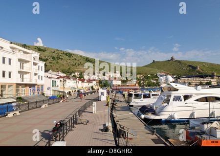 Balaclava Waterfont, Krim, Ukraine Stockfoto