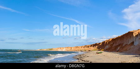 Strand von Canoa Quebrada, Ceará, Brasilien Stockfoto