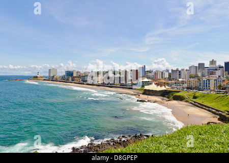 Barra Küste, Salvador da Bahia, Brasilien Stockfoto