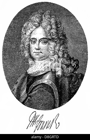 Friedrich Wilhelm von Grumbkow, 1678-1739, ein preußischer Generalfeldmarschall und Staatsmann, 18. Jahrhundert, Deutschland, Europa Stockfoto