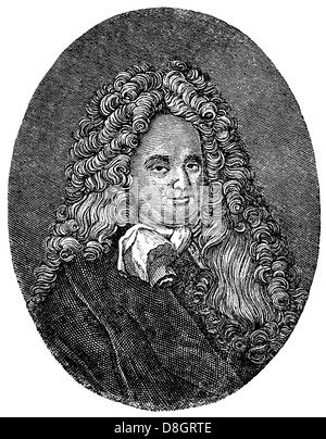 Eberhard von Danckelmann, 1643-1722, deutscher Beamter, der als Ministerpräsident von Brandenburg-Preußen, 18. Jahrhundert diente Stockfoto