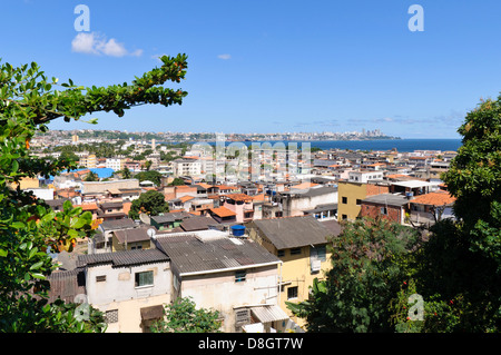 Blick über Salvador da Bahia, Brasilien Stockfoto