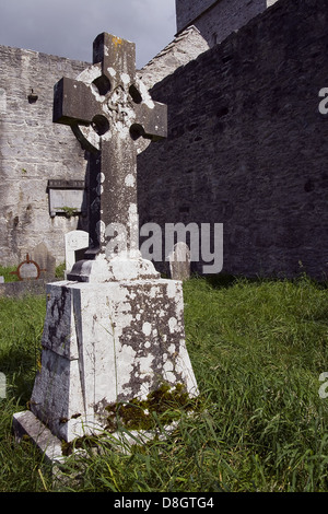 Keltisches Kreuz Irland Stockfoto