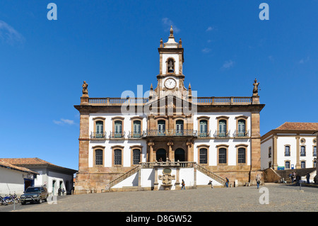 Ouro Preto Rathaus, Minas Gerais, Brasilien Stockfoto