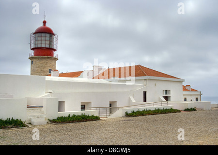 Cabo de São Vicente, Algarve, Stockfoto