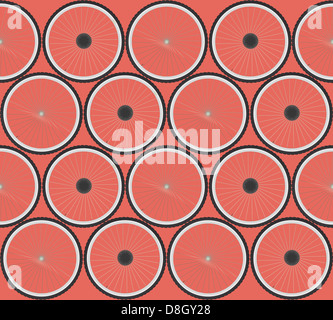 Nahtlose Fahrrad Muster Stockfoto