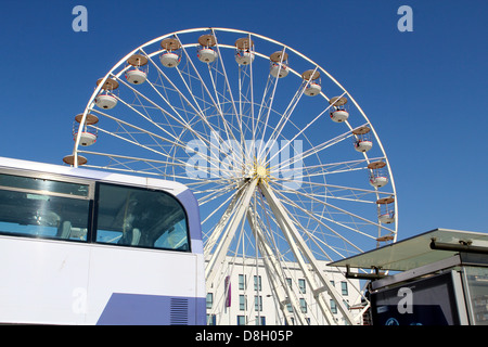 "Big Wheel" am Strand von Weston-super-Mare, Somerset, England, UK Stockfoto