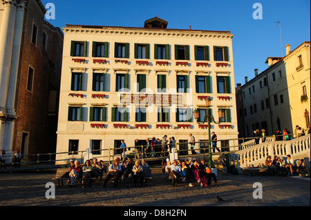 Hotel Metropole in Venedig, Italien. Stockfoto