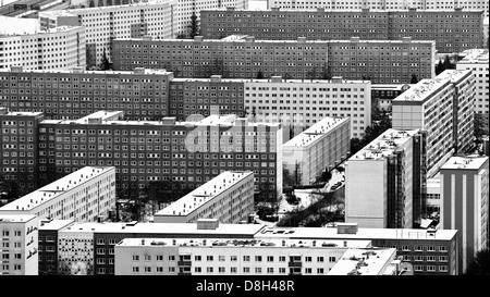 Vorgefertigte Gebäude, Jena, Thüringen, Deutschland Stockfoto