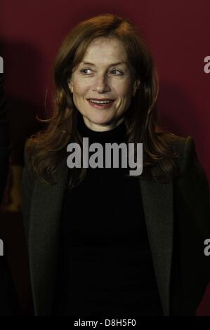 Isabelle Huppert bei Photocall "Comedy of Power" (Französisch "L'Ivresse du Pouvoir") während der Berlinale, den 56. Internationalen Filmfestspielen in Berlin im Jahr 2006. Stockfoto