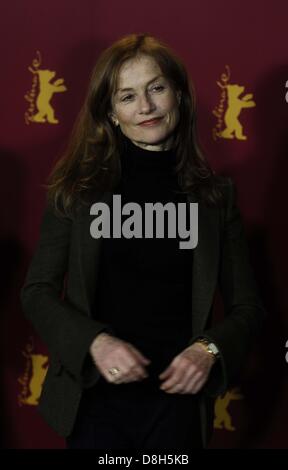 Isabelle Huppert und Claude Chabrol bei Photocall "Comedy of Power" (Französisch: "L'Ivresse du Pouvoir") während der Berlinale, der 56. Internationalen Filmfestspiele Berlin 2006. Stockfoto