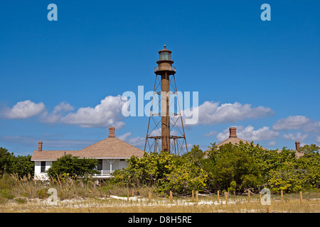 Leuchtturm auf Sanibel Island, Florida, USA Stockfoto