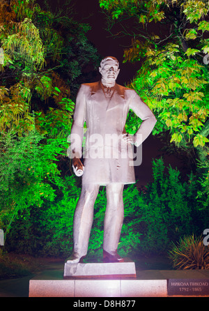 Europa, Bulgarien, Veliko Tarnovo, Statue der Nikolo Pikolo Stockfoto