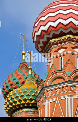 Basilius Kathedrale, Roter Platz, Moskau Stockfoto