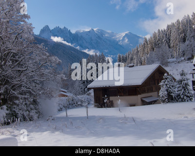 Trelechamp, Chamonix, haute Savoie, Frankreich Stockfoto