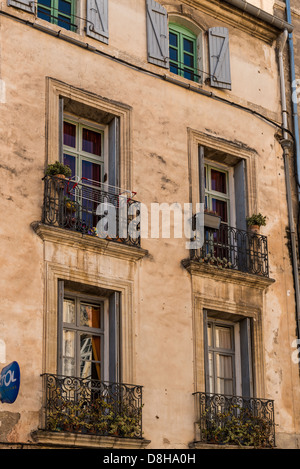 Altbau in Pézenas, Hérault, Languedoc-Roussillon, Frankreich Stockfoto