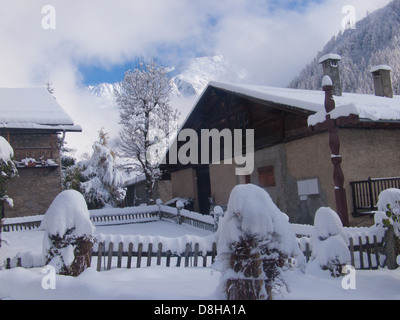 Trelechamp, Chamonix, haute Savoie, Frankreich Stockfoto