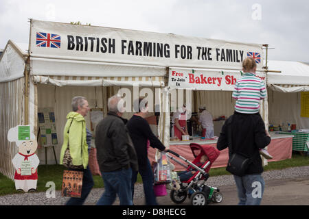 Shepton Mallet, Somerset, UK. 28. Mai 2013. In diesem Jahr feiert den 150. Bad & West Show. Bildnachweis: Ed Stone/Alamy Live-Nachrichten Stockfoto