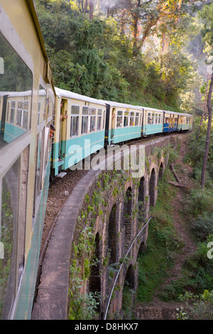 Das berühmte Spielzeug, Shimla, Himachal Pradesh, Indien-Zug von Kalka nach Shimla Stockfoto