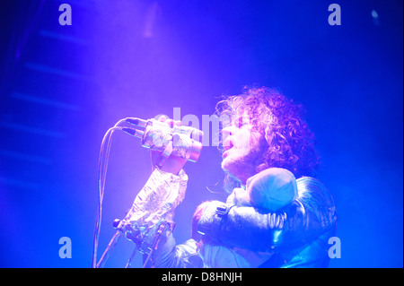 Die Flaming Lips spielt The Roundhouse am 21.05.2013 im The Roundhouse, London. Stockfoto