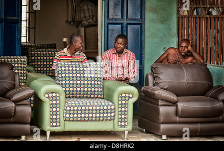 Möbel-Verkäufer in Port Harcourt - Nigeria Stockfoto