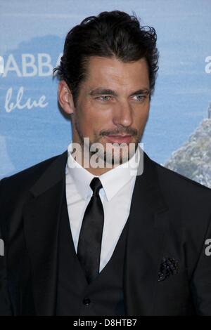 Madrid, Spanien. 29. Mai 2013. David Gandy besucht die mediterranen Sommer Cocktail Dolce & Gabanna hellblau-Party im Santo Mauro Hotel am 29. Mai 2013 in Madrid Credit: ZUMA Press, Inc./Alamy Live News Stockfoto