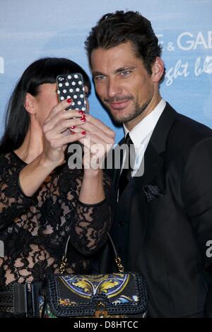 Madrid, Spanien. 29. Mai 2013. David Gandy besucht die mediterranen Sommer Cocktail Dolce & Gabanna hellblau-Party im Santo Mauro Hotel am 29. Mai 2013 in Madrid Credit: ZUMA Press, Inc./Alamy Live News Stockfoto