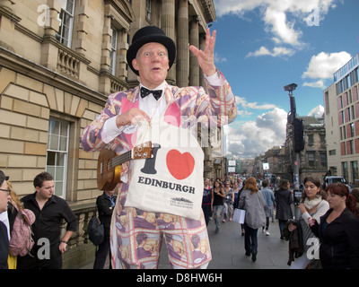 Denise Scott bedauert, Edinburgh Festival Fringe handeln, Schottland, UK, EH1 1QS Stockfoto