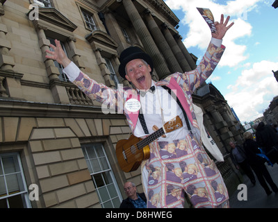 Denise Scott bedauert, Edinburgh Festival Fringe handeln, Schottland, UK, EH1 1QS Stockfoto